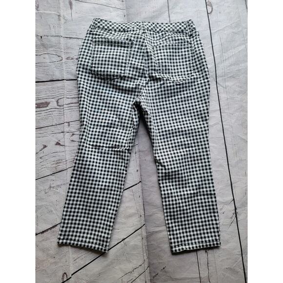 Charter Club Womens Bristol Capri Black White Checkered Size 10p - Picture 7 of 8